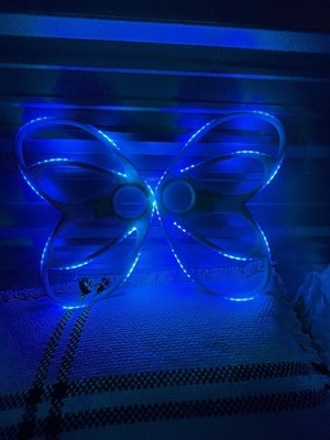 Neo Flow LED Heart Fans   Pixel Programmable Flow Props   Festival/Rave