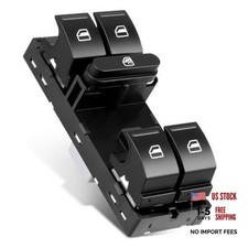 Driver Side Master Power Window Switch Replacement for Volkswagen VW Jetta