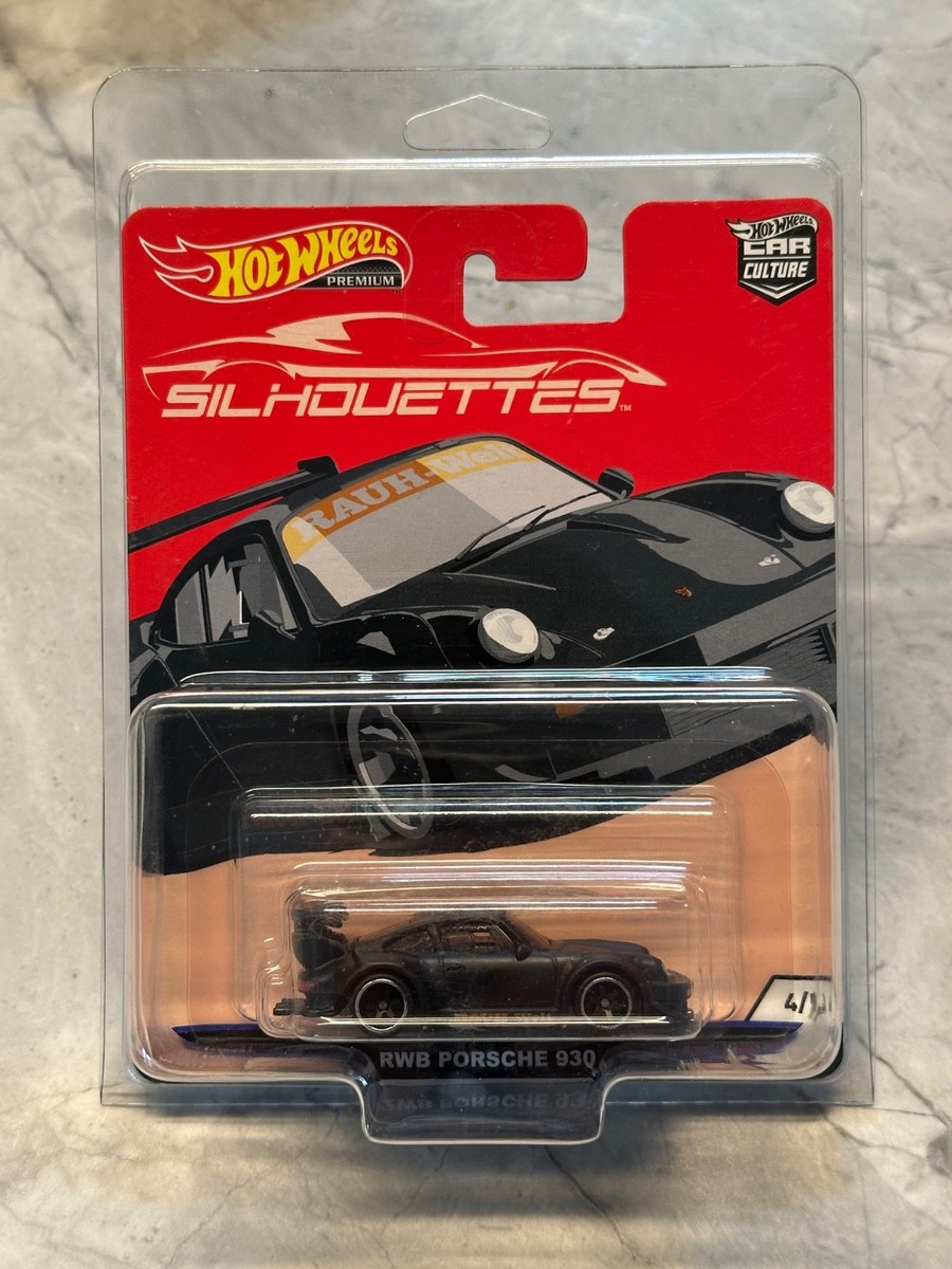 Hot Wheels Silhouettes Car Culture RWB Porsche 930 Black (Cracked