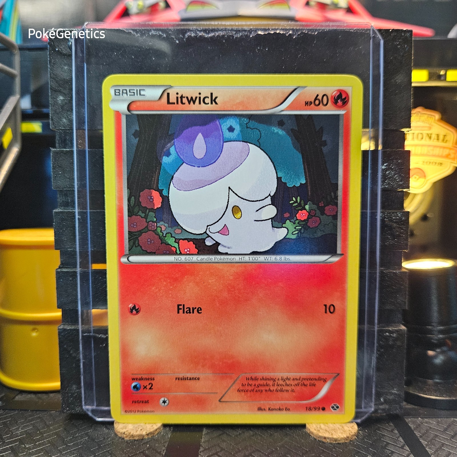 Litwick Next Destinies Pokémon TCG 18/99 Black & White 4 Common