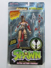 Figura McFarlane Spawn 1995 edición de lujo roja Angela 6" nueva sellada