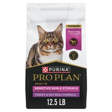 Purina Pro Plan Sensitive Skin Stomach Dry Cat Food Turkey Oatmeal 80 Char