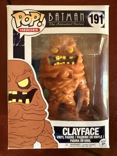 Funko Pop! Batman the Animated Series Clayface #191 (In Box, Good Condition)