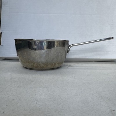 Barazzoni .014 Stainless Steel 5.5''  14CM Conical Pan Saucepan Authentic Italy