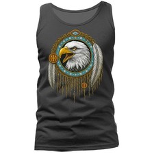Native American-Inspired Eagle Dreamcatcher Feather Animal Tank Top