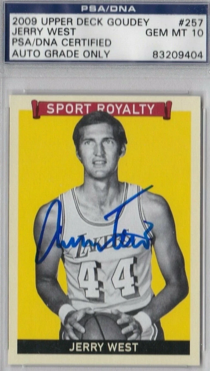 Upper Deck Jerry West Basketball Autographed Sports Trading Cards