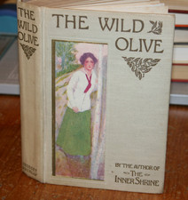 Vtg book THE WILD OLIVE by Basil King 1910 First 1st Edition 1st printing Illus