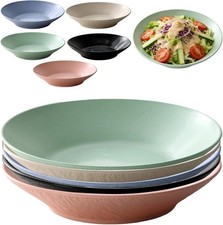 5er Set Kunststoff Suppenteller 22,5cm Tief Mikrowellengeeignet Robust