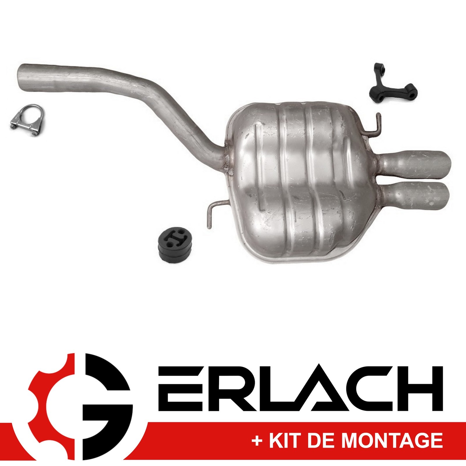 Silencieux arriere pour VW Passat CC 2.0 TDI BlueTDI pot echappement 6569