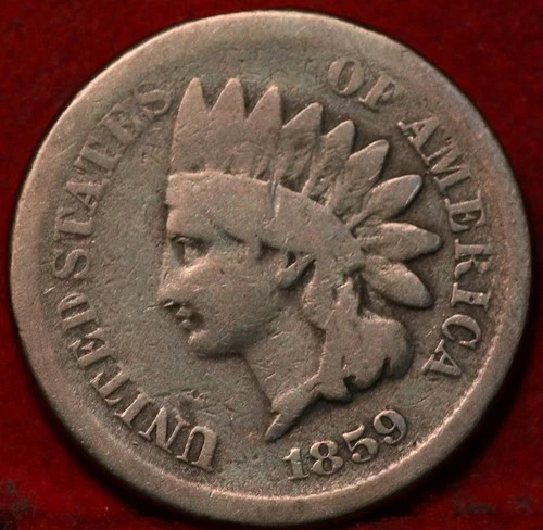 1859-P Indian Head Cent — photo from the most recent tracked eBay sale