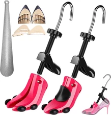 Shoe Stretcher, Pair 4-Way Shoe Expander Widener Shoe Tree Extender for Women M