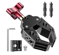 Multifunctional DSLR/Mirrorless Camera Clamp Mount  Aluminum Alloy C-Clamp