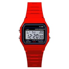 F 91W Classic Digital Resin Strap Watch Stopwatch Chronograph Sport Unisex Men