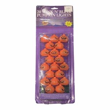 NIB Vintage Wink n Blink Halloween Pumpkin Bl...