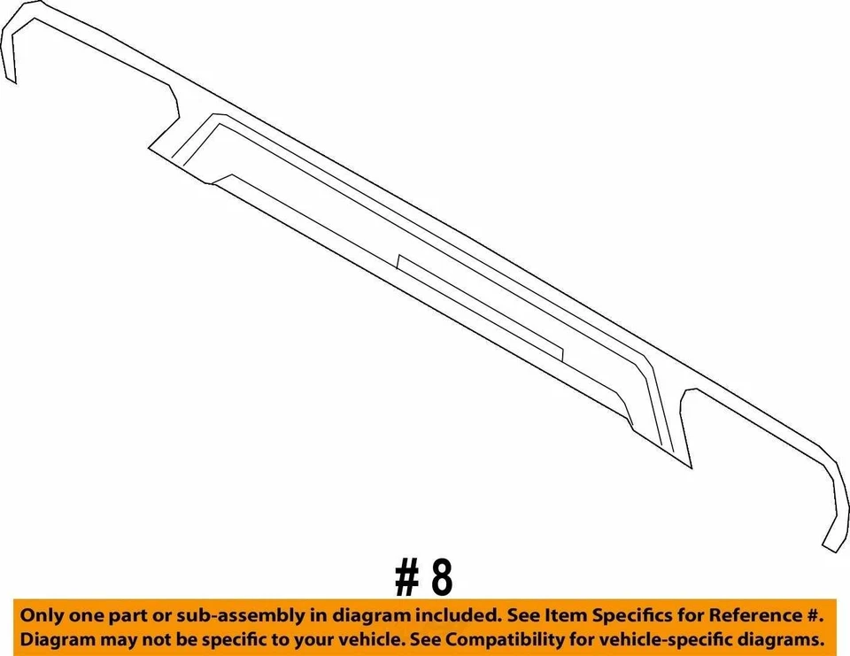 沃尔沃 XC40 后保险杠下帷幔成型 2018 2019 年原始设备制造商 31449334 — 第 4/4 张图片