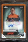 2023 Topps Chrome Oscar Piastri - Rookie Auto - Orange Refractor /25 RC