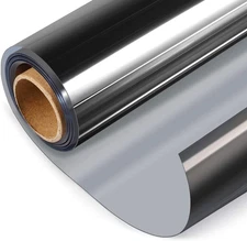 One Way Window Film, Daytime Privacy Sun Blocking Reflective Window Film No Glue