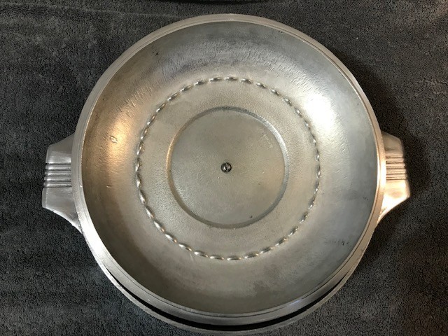 Cleaned & polished Wagner Ware Magnalite  Roaster Dutch Oven 4248 P 5qt.+Trivet