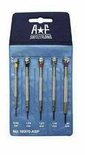 Watchmaker watch screwdriver Flat Tip Blades set kit repair fix 5Pcs Tools