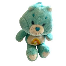 Vintage 1983 Kenner Wish Bear 12  Plush Care Bear Shooting Star Blue Soft
