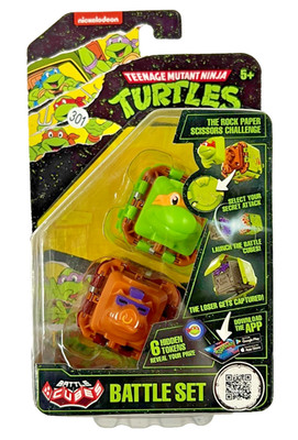 TMNT Ninja Turtles Battle Set Rock Paper Scissors Challenge Spiel - Neu & Versiegelt