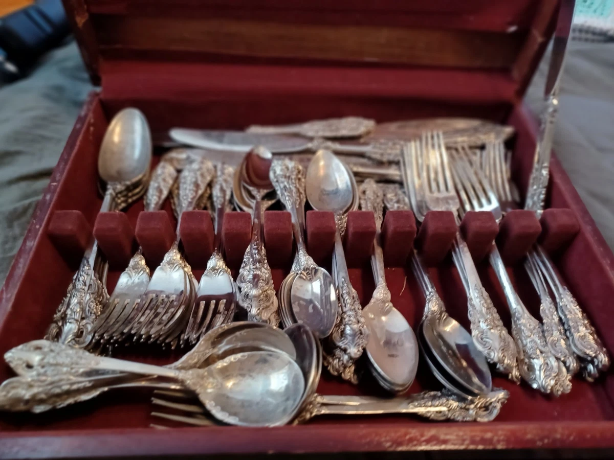 Godinger Baroque In Antique Us Silver-Plated Flatware for sale | eBay