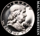 1956 Silver Franklin Half Dollar - Choice Gem Proof  Lustrous  #G9196