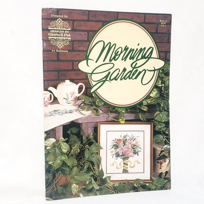 Morning Garden Flowers Cross Stitch Leaflet Book 74 Gloria & Pat 1991 Lily Tulip