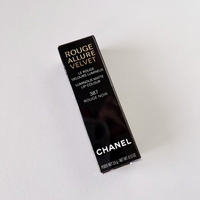 Chanel Rouge Allure Velvet 387 Rouge Noir Lipstick (Spring 2026