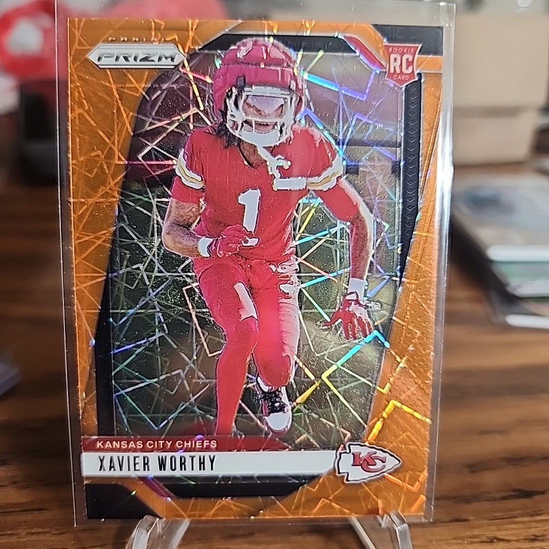 2024 Panini Prizm - Rookies Xavier Worthy #399 Lazer Prizm (RC)