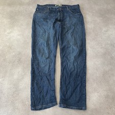 Wrangler Jeans Mens 38" Loose Fit Denim Pants, Blue