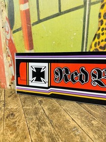 VINTAGE 1981 ATARI RED BARON ORIGINAL ARCADE MARQUEE RETRO GAMING NINTENDO RARE