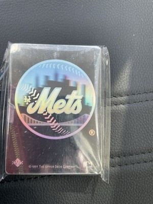 1991 Upper Deck Baseball Complete Set Of (28) Team Logo Hologram Sticker Cards