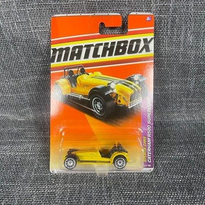 Matchbox Sports Cars Caterham R500 Superlight Roadster Yellow/Black Stripes
