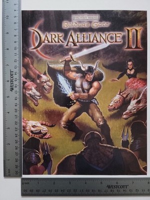 Baldurs Gate Dark Alliance Ii 2 Graphic Original Print Ad / Poster Game Gift Art