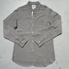 Brooks Brothers Black Fleece Thom Browne Cotton Knit LS Button Shirt BB3 EUC