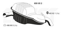 EndschalldäMpfer NachschalldäMpfer Ernst 650052 FüR V70 Volvo 2 285