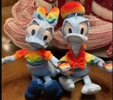 Disney Rainbow Pride Daisy Donald Duck Plush