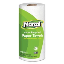 Marcal 6709 2 Ply 60 Sheets Premium Recycled Kitchen Roll Towels (15/Carton) New