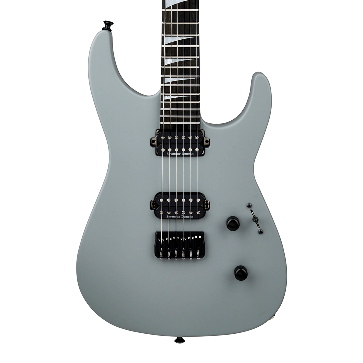 シルバー エレキギター Jackson American Series Soloist SL2 DX HT Electric Guitar - Satin
