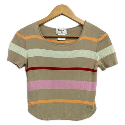CHANEL P15750 Beige Light Pink Multi Women's Cutsew