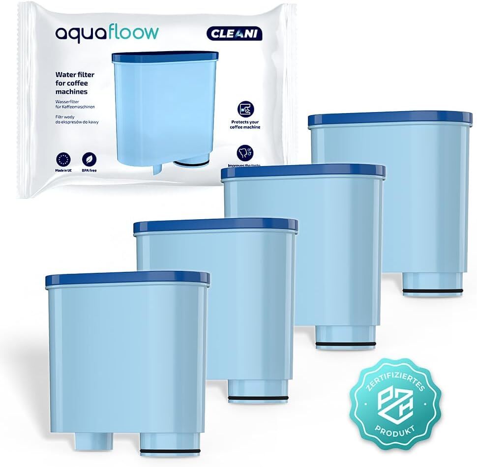 Aquafloow 4x filtro acqua CLEANI per macchine da caffè Saeco e Philips | 4