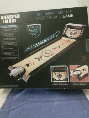electronic tabletop skee pinball game