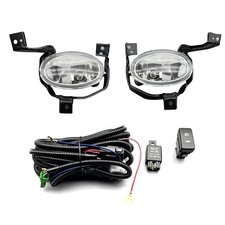 For 2010-2011 Honda CR-V CRV Clear Bumper Fog Lights Pair + Switch + Wiring
