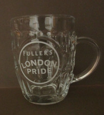 Vintage Fuller's London Pride Beer Pint Glass Tankard