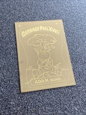 Garbage Pail Kids GPK Adam Bomb Fan-made Gold Colored Metal Card #48/100