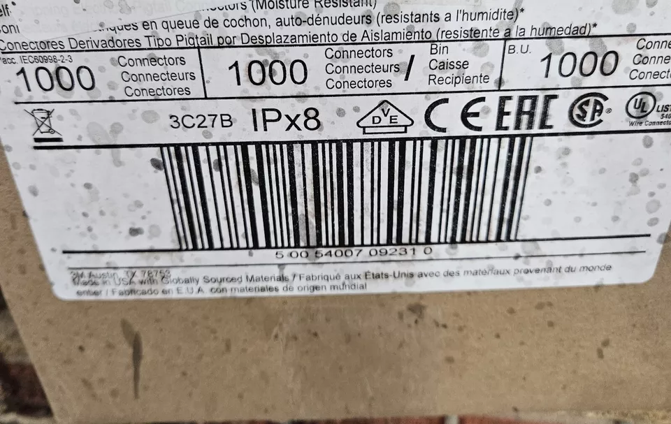 Genuine 3m Scotchlok Electrical IDC Pigtail, Self-Stripping, 22-14 Awg Pk of 10 - Image 4 of 4