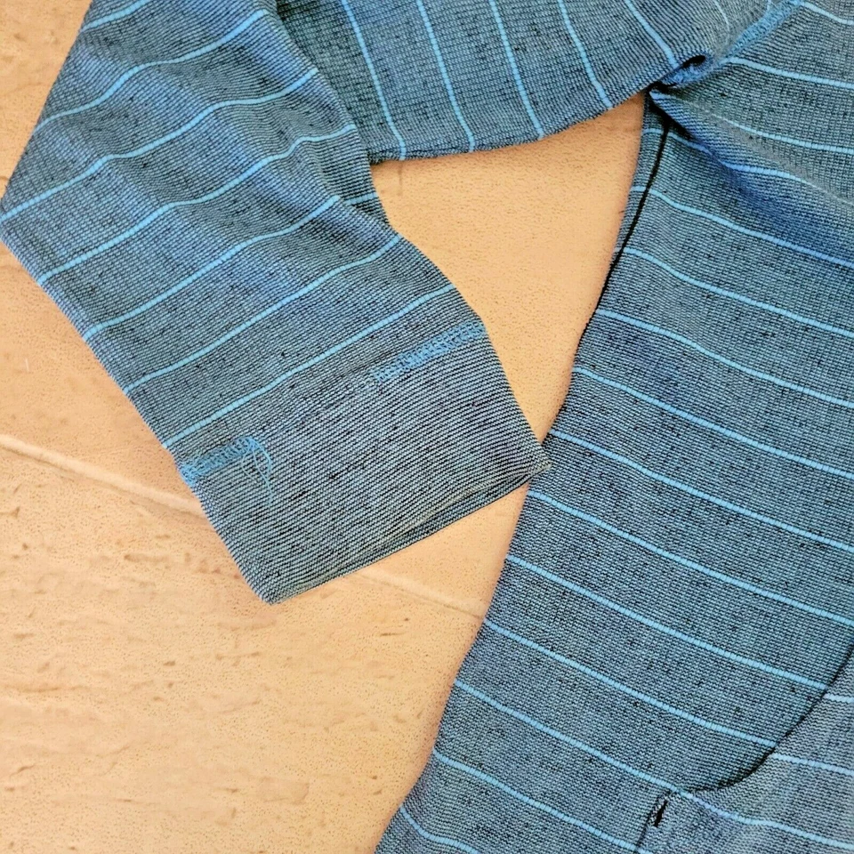 Route 66 Men's Hoodie Hooded Blue Full Zip Sweatshirt Size M Fleece Classic Fit - Image 2 of 4