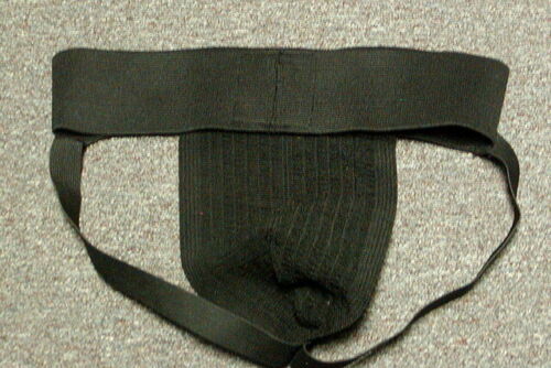 Vintage New Kings' Court Firm Athletic Supporter Black Size XL (32"-33") - Zdjęcie 1 z 1