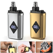 New Ear and Nose Hair Trimmer USB Rechargeable With LED Display Nose Trimmer USA